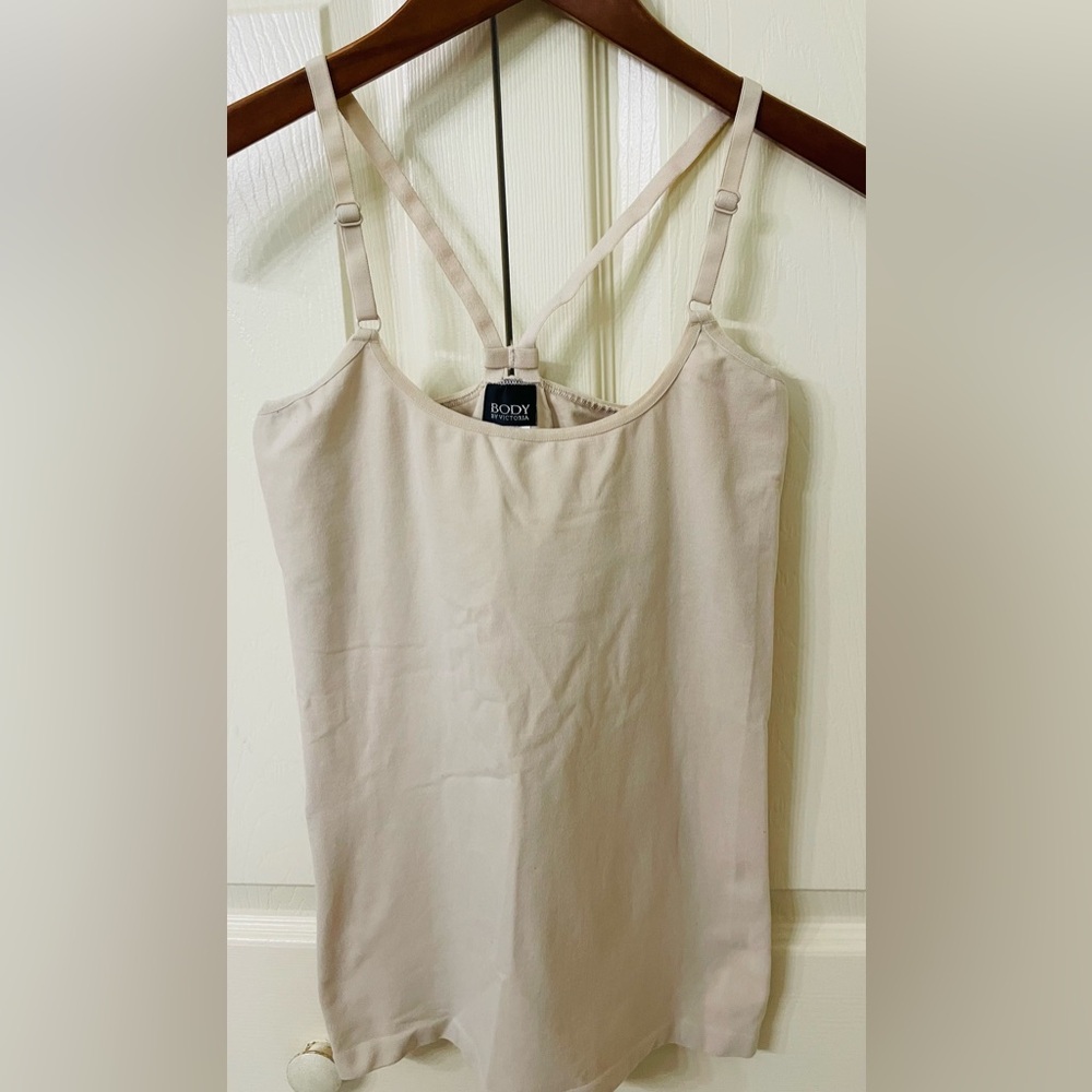 Body By Victoria Shaper Tank Early 2000’s Victoria’s Secret Nude Halter